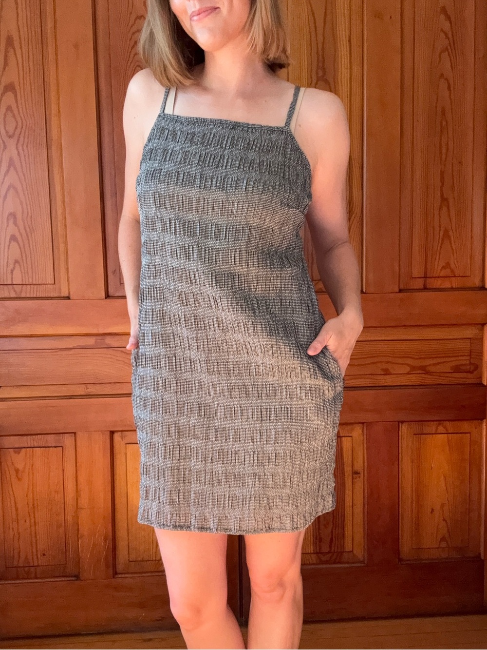 Cato Gingham Mini Dress with Pockets